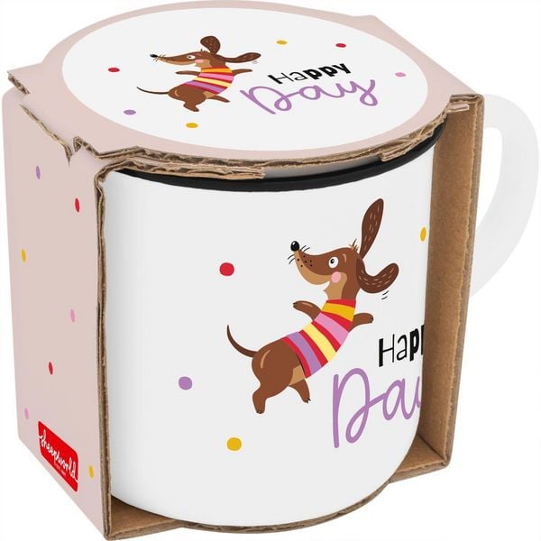 Produktbild: Espressotasse Dackel "Happy Day
