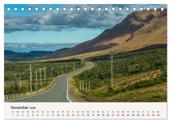 Produktbild: Neufundland Impressionen 2026 (Tischkalender 2026 DIN A5 quer), CALVENDO Monatskalender