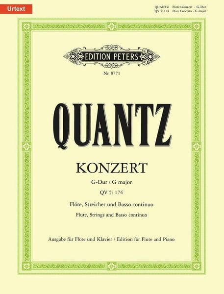 Produktbild: Flute Concerto in G Major QV5:174