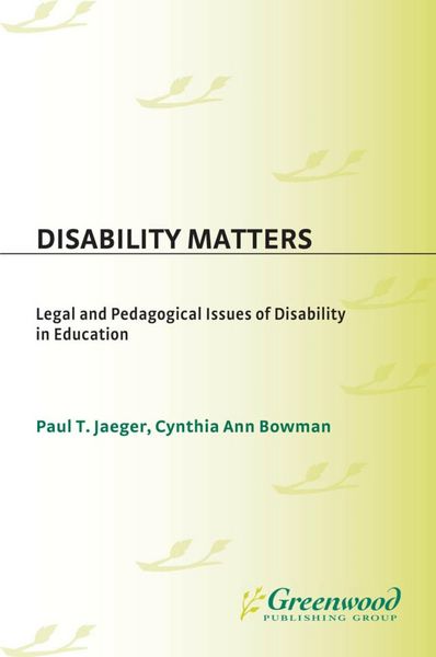 Produktbild: Disability Matters