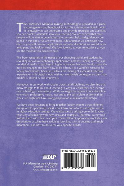 Produktbild: The Professor's Guide to Taming Technology Leveraging Digital Media, Web 2.0