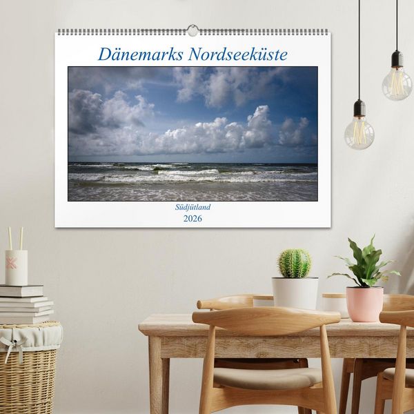 Produktbild: D&auml;nemarks Nordseek&uuml;ste - S&uuml;dj&uuml;tland (Wandkalender 2026 DIN A2 quer), CALVENDO Monatskalender