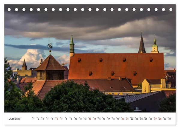 Produktbild: M&auml;rchenhaftes Ingolstadt (Tischkalender 2026 DIN A5 quer), CALVENDO Monatskalender