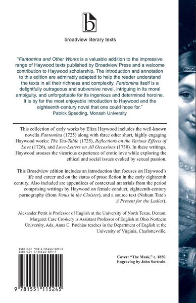 Produktbild: Fantomina and Other Works