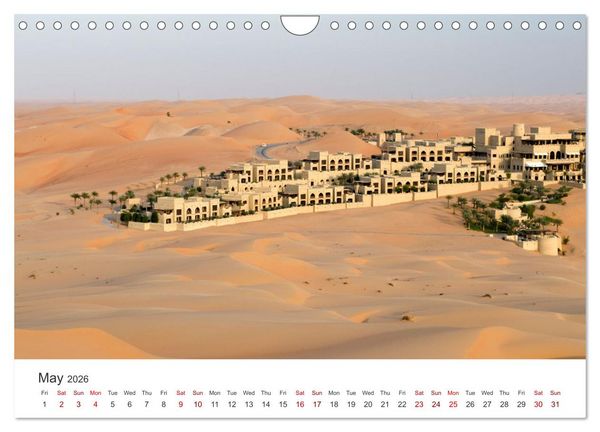 Produktbild: Desert dunes in Abu Dhabi (Wall Calendar 2026 DIN A4 landscape), CALVENDO 12 Month Wall Calendar