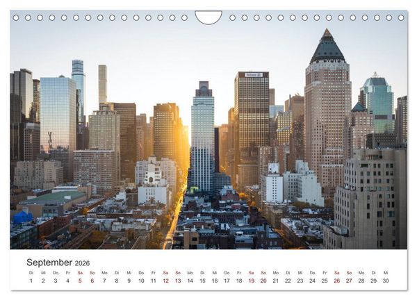 Produktbild: New York - Eine Reise zum Big Apple. (Wandkalender 2026 DIN A4 quer), CALVENDO Monatskalender