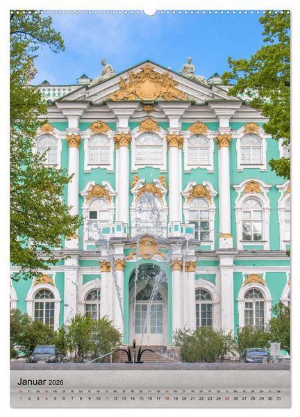 Produktbild: St. Petersburg - Russische Ostseemetropole (hochwertiger Premium Wandkalender 2026 DIN A2 hoch), Kunstdruck in Hochglanz