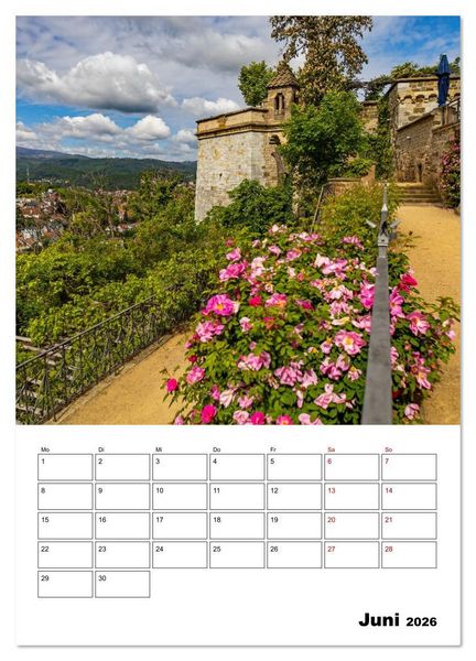 Produktbild: Schloss Wernigerode - Terminplaner (Wandkalender 2026 DIN A3 hoch), CALVENDO Monatskalender