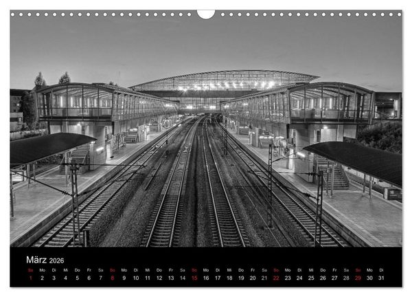 Produktbild: Hannover Monochrome Impressionen (Wandkalender 2026 DIN A3 quer), CALVENDO Monatskalender