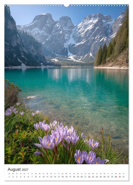 Produktbild: Berge im Wandel (Wandkalender 2027 DIN A2 hoch), CALVENDO Monatskalender