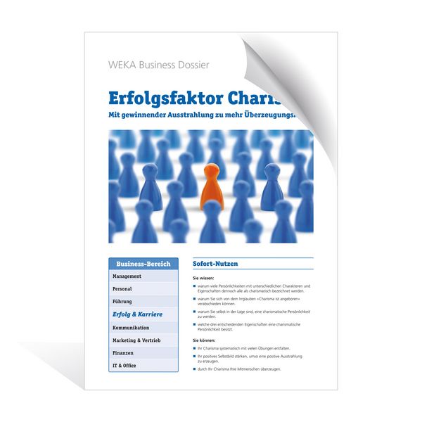 Produktbild: Erfolgsfaktor Charisma