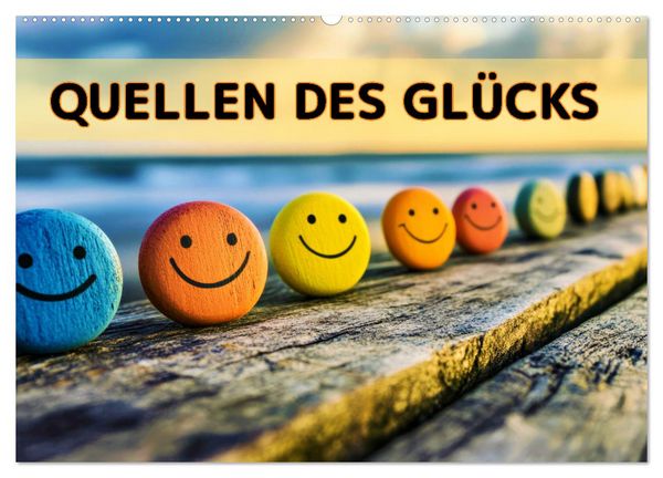 Produktbild: Quellen des Gl&uuml;cks (Wandkalender 2026 DIN A2 quer), CALVENDO Monatskalender