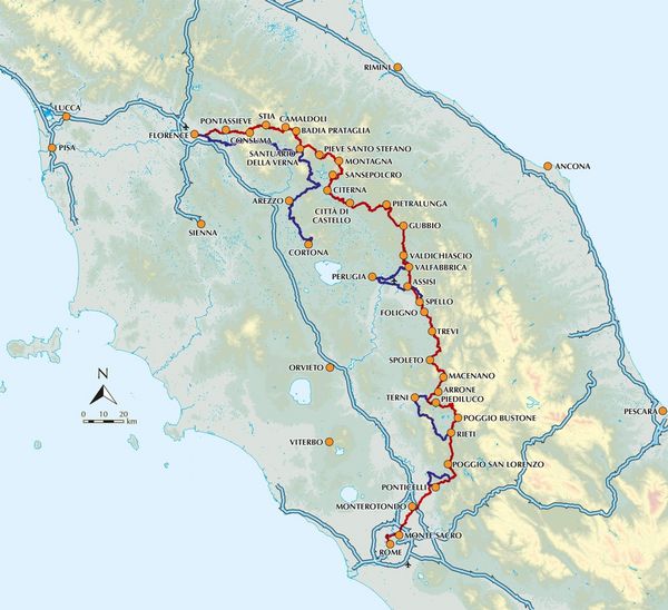 Produktbild: The Way of St Francis: Via di Francesco