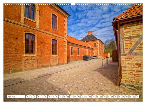 Produktbild: Das Kl&uuml;tzer Schloss Bothmer &ndash; Ein Maitag in Mecklenburgs feinem St&uuml;ck England (hochwertiger Premium Wandkalender 2026 DIN A2 quer), Kunstdruck in Hochglanz