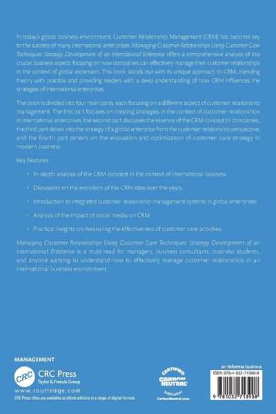 Produktbild: Managing Customer Relationships Using Customer Care Techniques