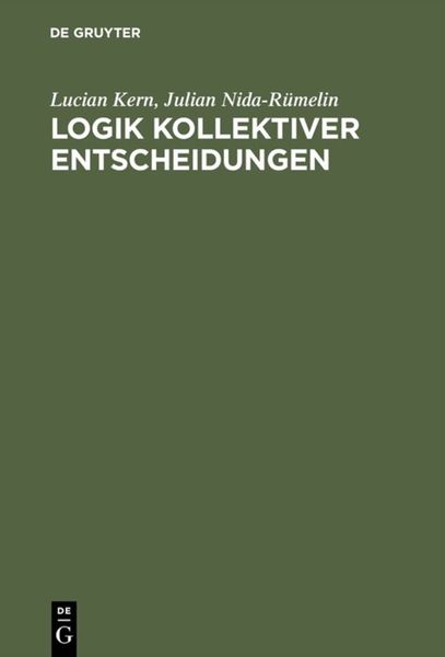 Produktbild: Logik kollektiver Entscheidungen
