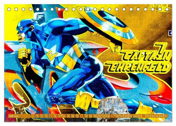 Produktbild: Street art K&ouml;ln Michael Jaster (Tischkalender 2026 DIN A5 quer), CALVENDO Monatskalender