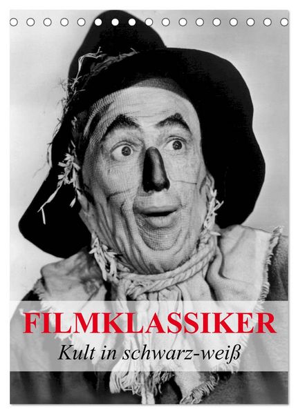 Produktbild: Filmklassiker - Kult in schwarz-wei&szlig; (Tischkalender 2026 DIN A5 hoch), CALVENDO Monatskalender