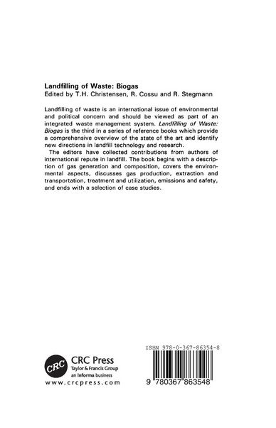 Produktbild: Landfilling of Waste