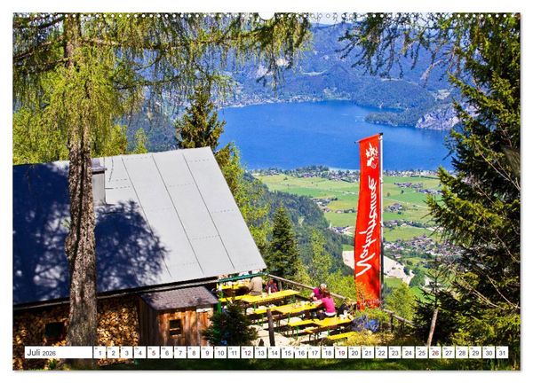 Produktbild: Der sch&ouml;ne Wolfgangsee im Salzkammergut (hochwertiger Premium Wandkalender 2026 DIN A2 quer), Kunstdruck in Hochglanz