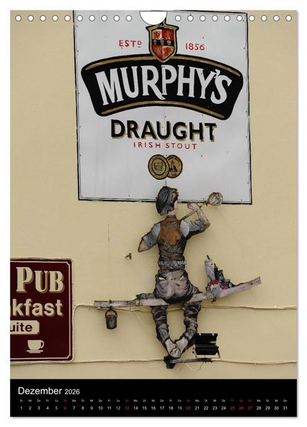 Produktbild: Buntes Irland (Wandkalender 2026 DIN A4 hoch), CALVENDO Monatskalender