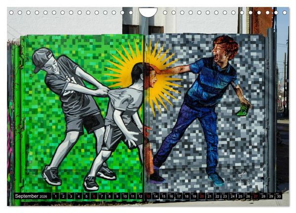 Produktbild: NYC Street Art (Wall Calendar 2026 DIN A4 landscape), CALVENDO 12 Month Wall Calendar