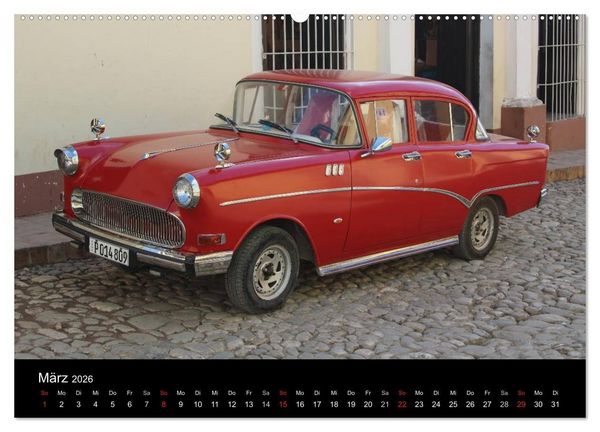 Produktbild: Oldtimertr&auml;ume auf KUBA (Wandkalender 2026 DIN A2 quer), CALVENDO Monatskalender