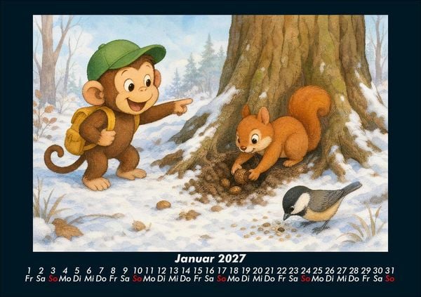 Produktbild: Milo entdeckt den Wald 2027 Fotokalender DIN A5