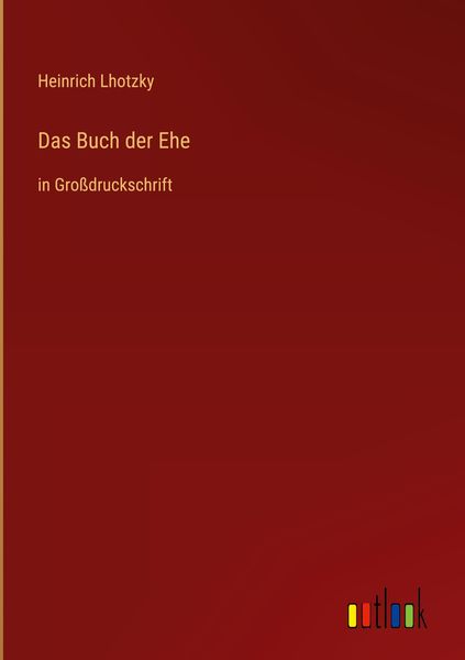 Produktbild: Das Buch der Ehe