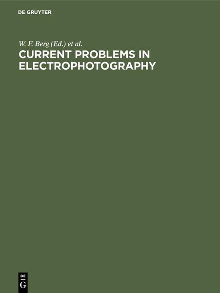Produktbild: Current problems in electrophotography