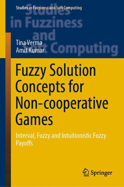 Produktbild: Fuzzy Solution Concepts for Non-cooperative Games