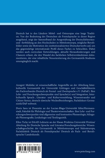 Produktbild: Germanistische Diskurs- und Praxisfelder in Mittelosteuropa