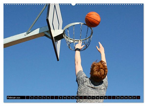 Produktbild: Trendsport Basketball (Wandkalender 2026 DIN A2 quer), CALVENDO Monatskalender