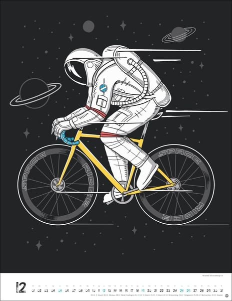 Produktbild: Bike Art Posterkalender 2027