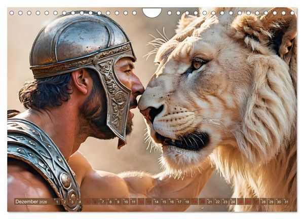 Produktbild: Tierische Kampfgef&auml;hrten (Wandkalender 2026 DIN A4 quer), CALVENDO Monatskalender