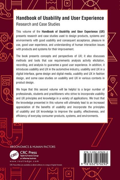 Produktbild: Handbook of Usability and User-Experience