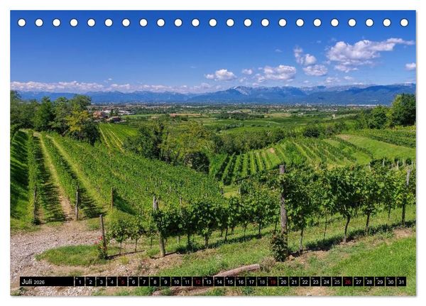 Produktbild: Friaul-Julisch Venetien - zwischen Alpen und Adria (Tischkalender 2026 DIN A5 quer), CALVENDO Monatskalender