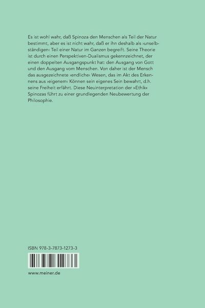 Produktbild: Spinozas Theorie des Menschen