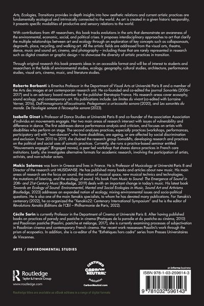 Produktbild: Arts, Ecologies, Transitions