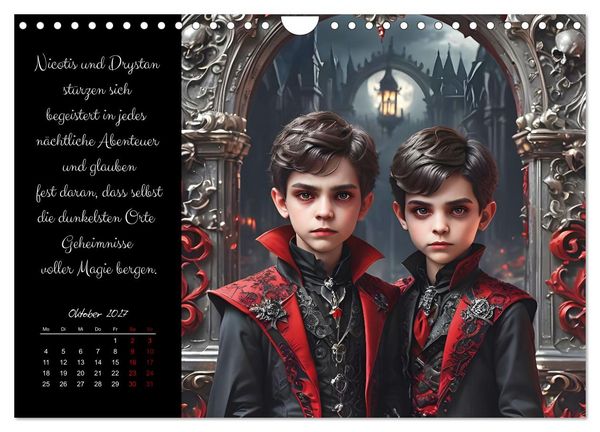 Produktbild: Mondkinder der Dunkelheit (Wandkalender 2027 DIN A4 quer), CALVENDO Monatskalender
