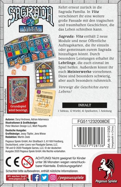 Produktbild: Sagrada: Vita [Erweiterung]