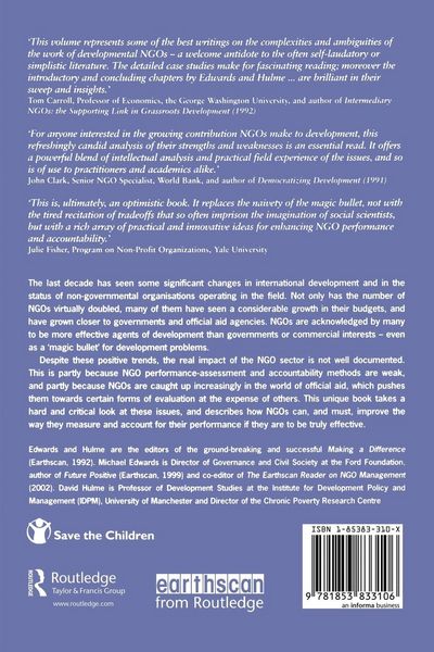 Produktbild: Non-Governmental Organisations - Performance and Accountability