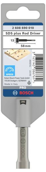 Produktbild: Bosch Accessories 2608690010 Erdnageleintreiber Gesamtl&auml;nge 58mm SDS-Plus 1St.