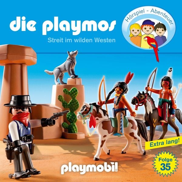 Produktbild: Die Playmos - Das Original Playmobil H&ouml;rspiel, Folge 35: Streit im Wilden Westen