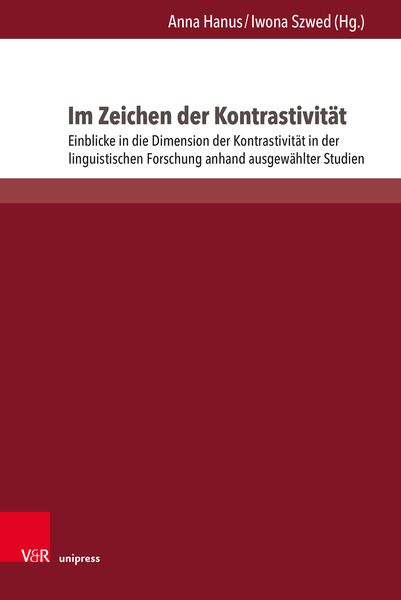 Produktbild: Im Zeichen der Kontrastivit&auml;t