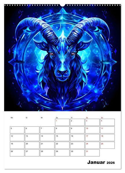 Produktbild: Die Konstellationen der Sterne (hochwertiger Premium Wandkalender 2026 DIN A2 hoch), Kunstdruck in Hochglanz