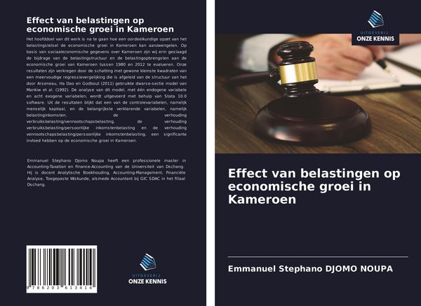 Produktbild: Effect van belastingen op economische groei in Kameroen