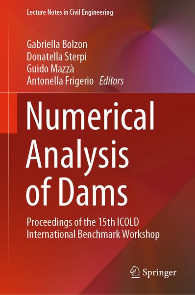 Produktbild: Numerical Analysis of Dams