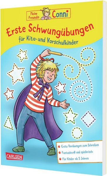 Conni Gelbe Reihe (Beschäftigungsbuch): Erste Schwungübungen für Kita- und Vorschulkinder, Taschenbuch von Hanna Sörensen, Carlsen, 978-3-551-19281-3