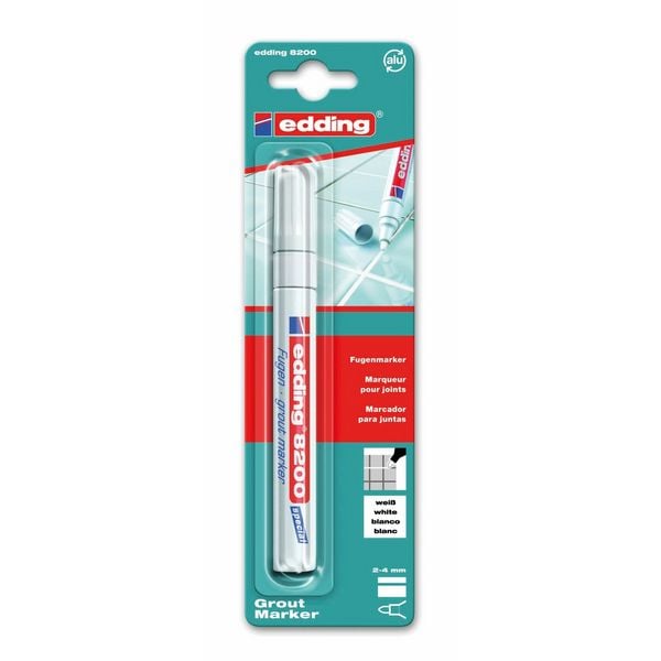 Produktbild: Edding 8200 4-8200-1-4049 Fugenmarker Wei&szlig; 2 mm, 4mm